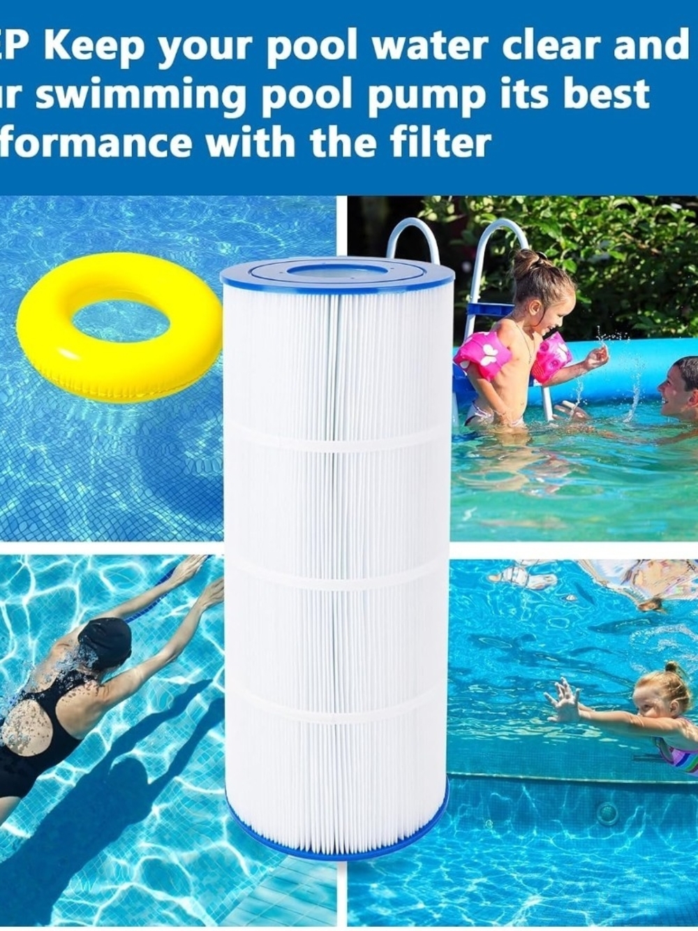 PELLUCID PA81 Pool Filter 4 Pack 81 Sq Ft Hayward C3020 C3025 C3030 C580E - Picture 7 of 7